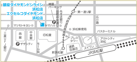 銀座ダイヤモンドシライシ/エクセルコダイヤモンド 浜松店
